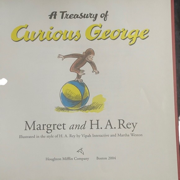 Lot of 6 Curious George Books Dictionary Children Kids Hardcover H.A. Rey - Picture 11 of 16